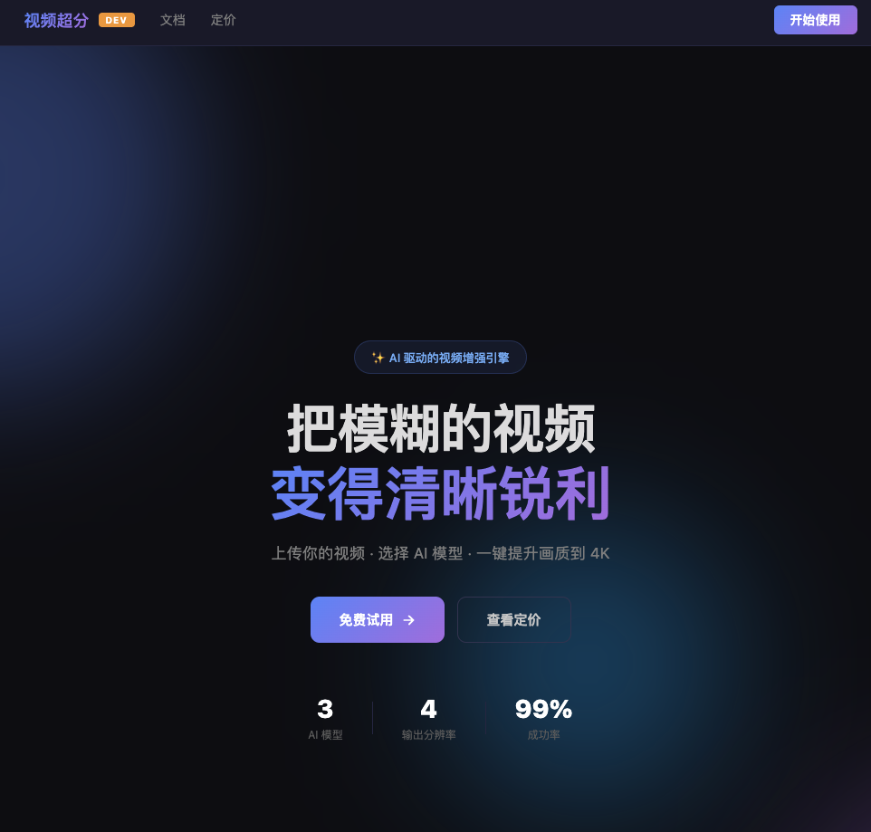 视频超分工具